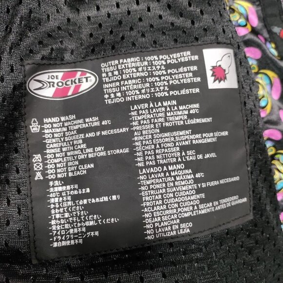 NWT Joe Rocket Black Paisley Accent Zippered Pockets Riding Vest Women's Size M - Picture 11 of 14